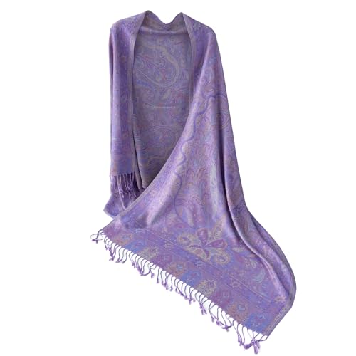CAKAWIND Womens Paisley Pashmina Rave Scarf Shawl Wraps Festival Accessory
