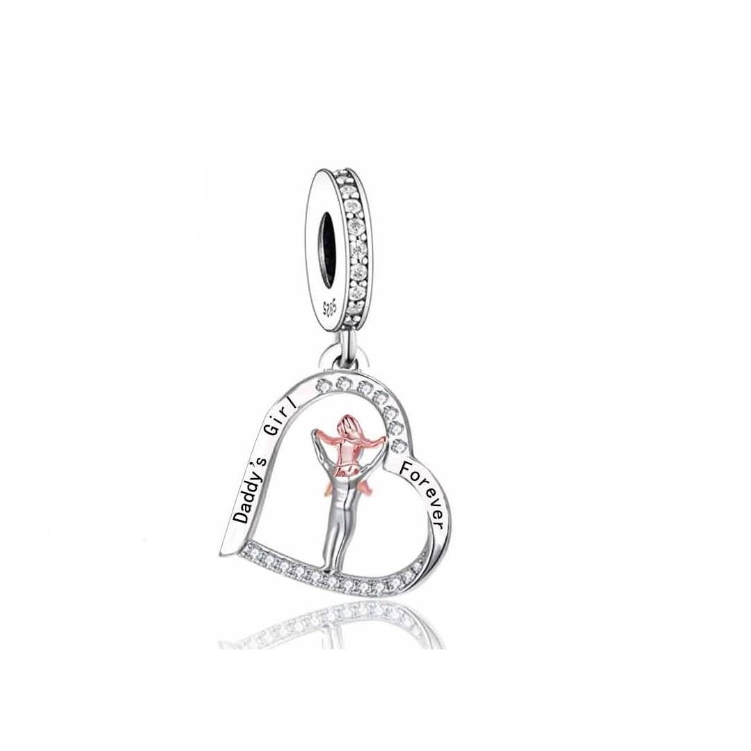 Abalorio de plata de ley con frase en inglés compatible con pulsera de abalorios charms 3