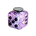 Elibeauty Fidget Cube jouet anti-anxiété pour enfants adultes soulagement du stress cube anti-anxiété et anti-stress jouet cube de décompression adapté pour enfants, adolescents et adultes (violet)