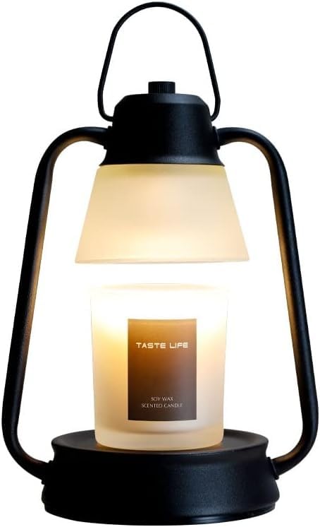 Lampa zapachowa do aromaterapii – wosk zapachowy w stylu retro z ciepłym oświetleniem do użytku przy łóżku i stoliku w kawiarni