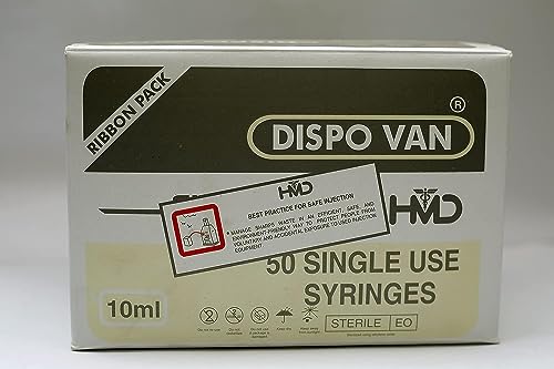 Image of Syringes with Needle For single use only, 10Ml, Pack of 100 Pcs