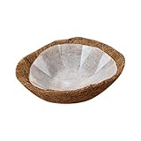 Blumenampel Vlies Kokosfaser Pflanzgefäß Einlagen Pflanzen Blumen 40 cm Braun