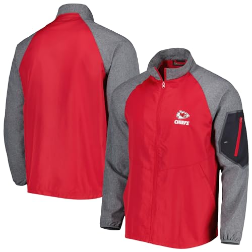 Image of Dunbrooke Men's NFL Hurricane Raglan Full-Zip Windbreaker Jacket