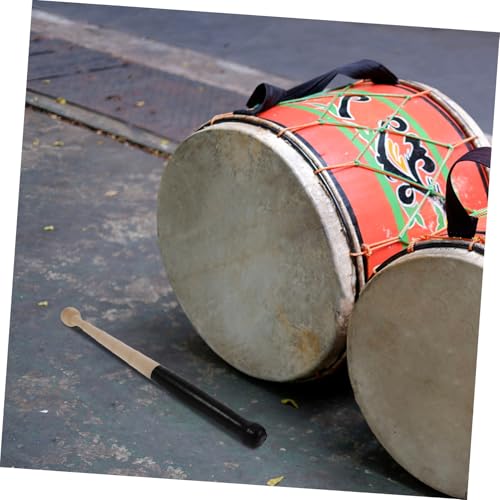 Baquetas de percusión para batería de madera Beige miniatura 5