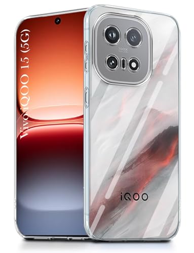Image of Jkobi Silicone Back Cover Case for Vivo iQOO 15 5G (Clear Shockproof Case with Camera Protection | Soft and Flexible | Transparent)