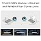 TP-Link TL-SM5110-SR 10GBase-SR SFP+ LC Transceiver Modul, 850nm Multimode-SFP+-Transceiver,unterstützt Digital Diagnostic Monitoring
