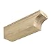 Fypon Premium Architectural Corbel Wood-Grained Cove Style | Low Maintenance Interior & Exterior Use | 5.25" Width x 5.25" Height x 18" Projection | CORCV18X6X6S