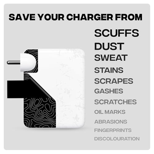 Image of Capes India Protective Adapter Skin Cover Compatible with MacBook Adapter 140W| Not a Case | Vinyl Skin Sticker (Galaxy)