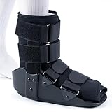 kefit Short Cam Walking Boot, Orthopedic Boot for Ankle Sprain, Foot Injury, Medium, Black