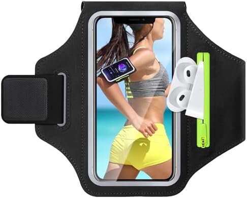 Brassard de Sport avec Poche Écouteur, Brassard Telephone Sport P...