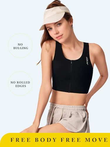 Image of Chest Binder for Women,Traceless Binder Trans,Transgender FTM Binder Bra,Comfortable Breast Binder Tank top