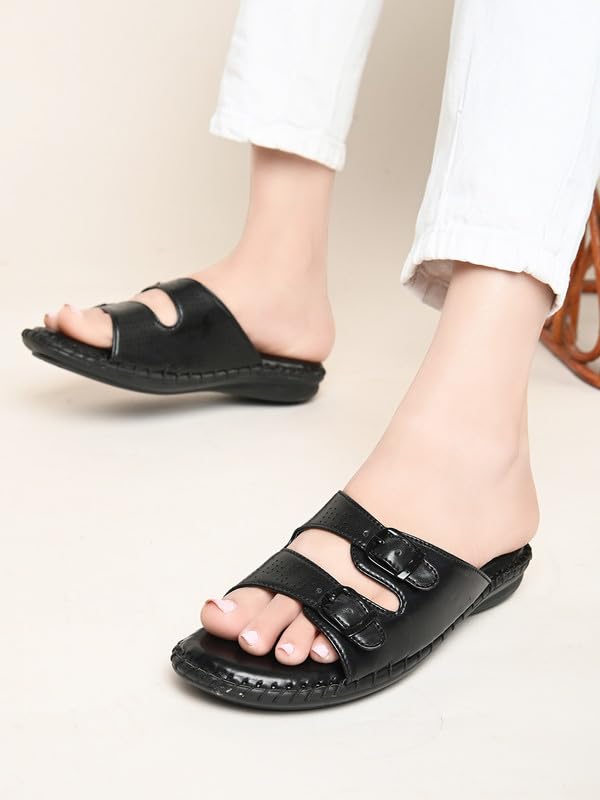 Image of XE Looks Doctor Ortho, Comfortable & Trendy Slippers For Women & Girls | Lightweight, Soft Cushion Footbed for Walking, Working,Good for Knee & Foot Pain