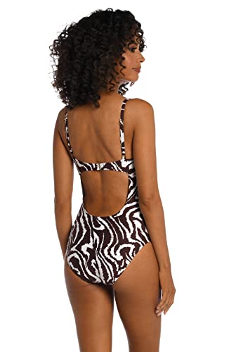 La Blanca Women's One Piece Swimsuit Twist Keyhole Bathing Suit4
