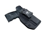 Walther PPS M2 Kabura IWB Kydex for Walther PPS M2 9mm / .40 Pistol Case - IWB Kabura Walther PPS M2 9mm - Wewnątrz pasa Ukryte Carry Kabura Walther PPS 9mm (Black, Right Hand)