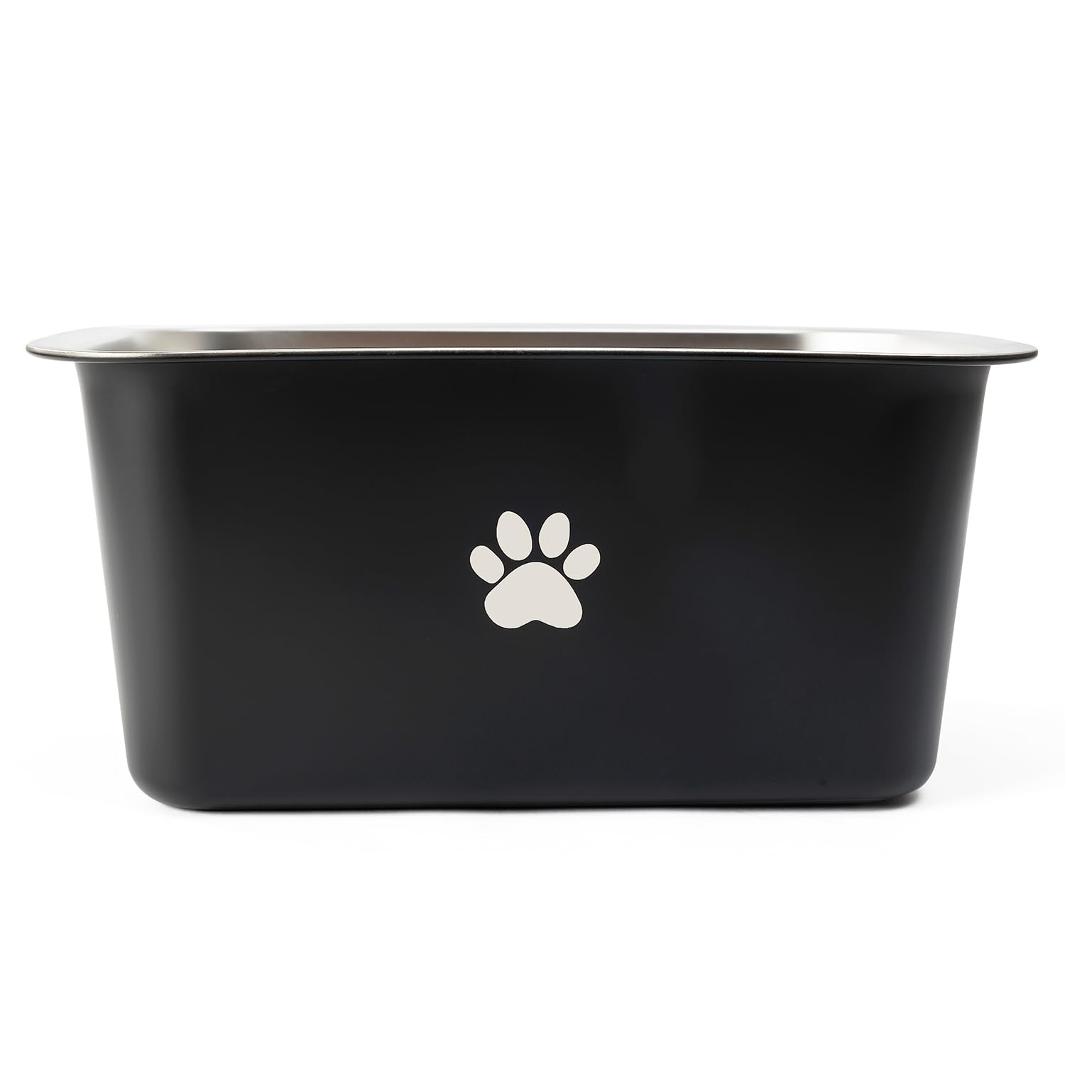 Podinor 1.2 Gallons 20 Cup Non Slip Stainless Steel Large Dog Water Bowls, Outdoor Metal Dog Bowls Large Breed, High Capacity Water Bowl for Big Giant
