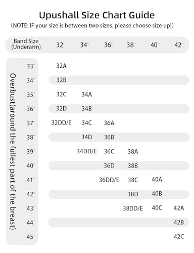 Image of Upushall Push Up Padded Bras for Women Add 2 Cups Longline Plunge T Shirt Everyday Bra Underwire Support