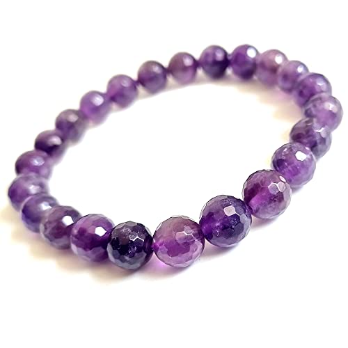 Image of HEALING AND SEMI-PRECIOUS CRYSTAL STONE BRACELET 8 MM ROUND FOR FENSHUI