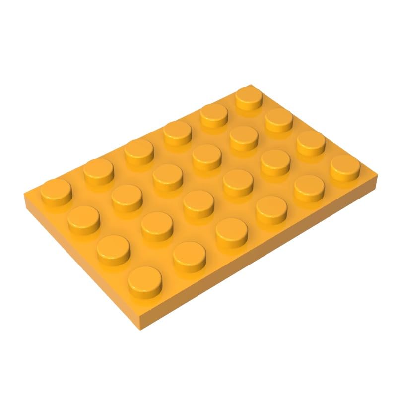 XYEIUGO GDS-520 3032 Foundation Plate 4x6, Bright Light Orange, 10 PCS — image 1