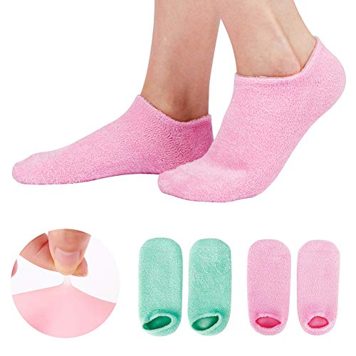 Codream Moisturizing Gel Socks - Gel Spa Socks For Repairing and Softening Dry Cracked Feet Skins Gel Lined with Essential Oils and Vitamins