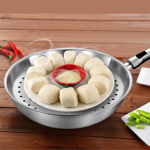 Wok acero inoxidable con tapa 32cm miniatura 7