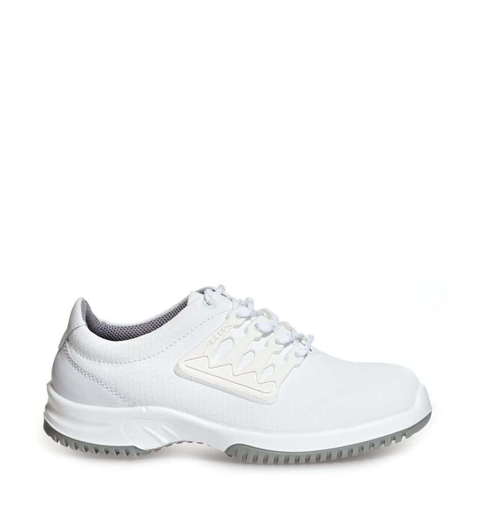 Proteq Sicherheitsschuhe uni6 1760 Halbschuh S1 Stahlkappe, Unisex-Erwachsene Sicherheitsschuhe, Weiß (weiß), 40 EU