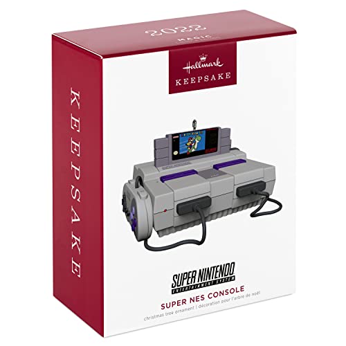Hallmark-Keepsake-Christmas-Ornament-2021-Nintendo-Super-NES-Console-Sound-and-Light