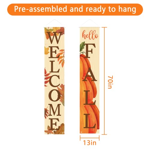 Welcoming Fall Decor Banners for Home