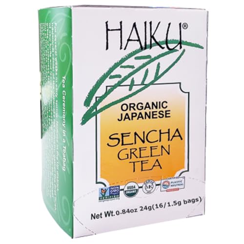 HAIKU Organic Sencha Teabags, 16 CT