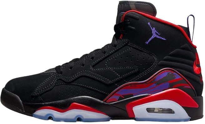Jumpman MVP Men's Shoes (DZ4475-006, Black/University Red/Anthracite/Dark Concord) Size 8