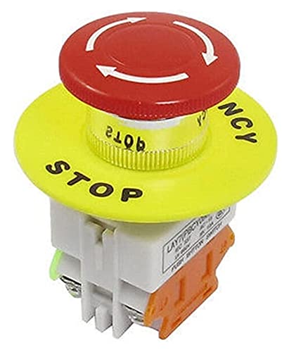 Bouton poussoir d'arrêt d'urgence INFRI 1NO 1NC DPST AC 660V