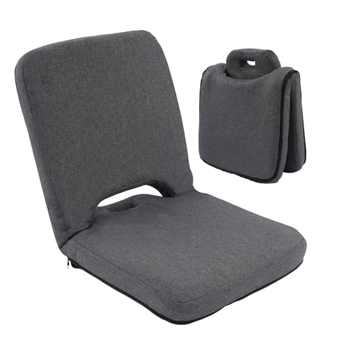 RABEEXP Adjustable Floor Chair with Back Support 93.5 x 41 cm Foldable Meditation Seat...