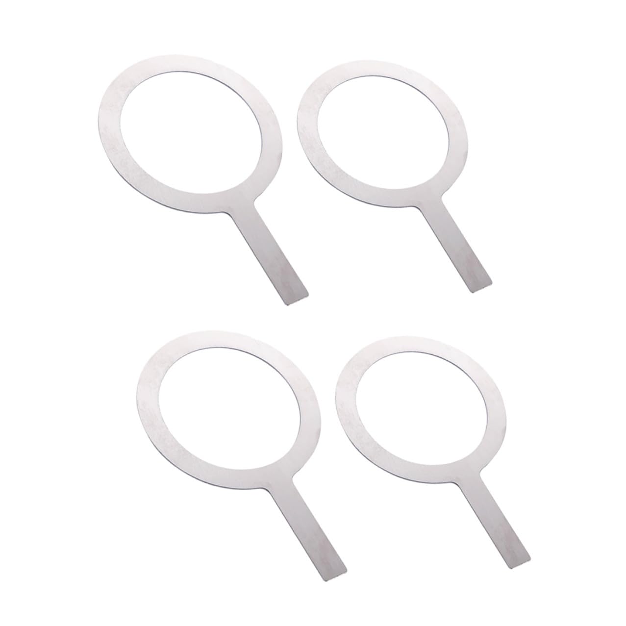 Anillos para tazas de leche de 8 cm ideales para preparar postres en cafeterías