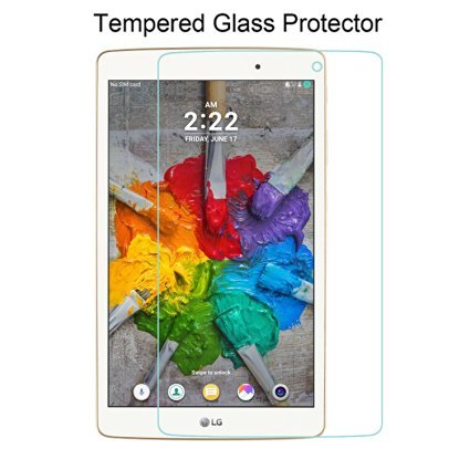 ACdream LG G Pad X 8.0 Screen Protector, Premium HD Clear Tempered Glass Screen Protector for LG G Pad X 8.0 Tablet(2016 Release) with 9H Hardness/Scratch Resist - Ultra Clear