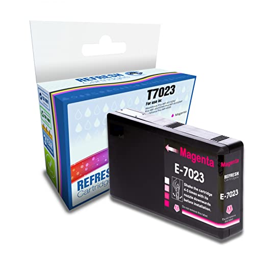 Image of Refresh Cartridges Remanufactured Ink Cartridge Replacement for Epson T7023 (Magenta)