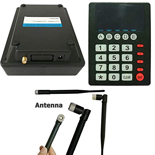 3 Digits Take A Number System Wireless Number Calling System Queue Manage System with One keypad and One Queue Number Display