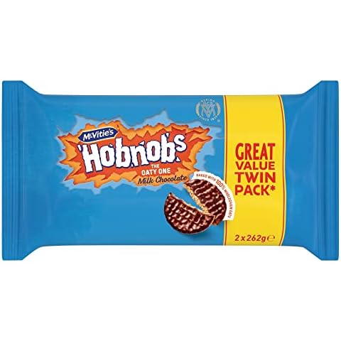 McVitie's Hobnobs Milk Chocolate Biscuits Twin Pack Cover