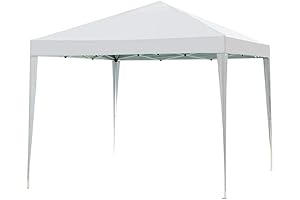 10’ x 10’ Canopy Tent Gazebo with Dressed Legs for Party and Events
