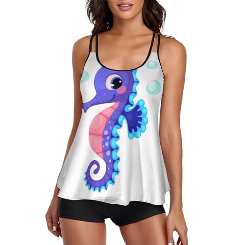 Robe de plage tankini Hippocampe : votre alliée idéale pour l'été