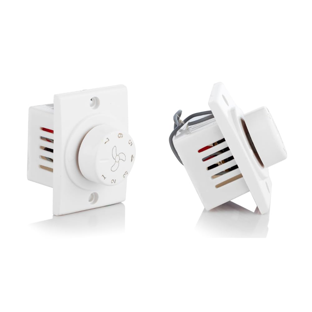 Hi-Plasst Socket 7-Step (Pack of 2) 2M 7Steps, Fan Regulator, Non-Modular Step Type Regulators for Fan for Home & Offices (L*B = 5.5 * 4cm)-image-11