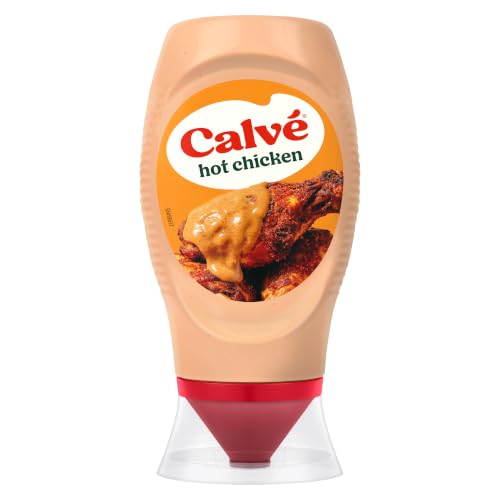 Calvé Salsa Hot Chicken, Top Down 250ml, piccante per ricette di pollo
