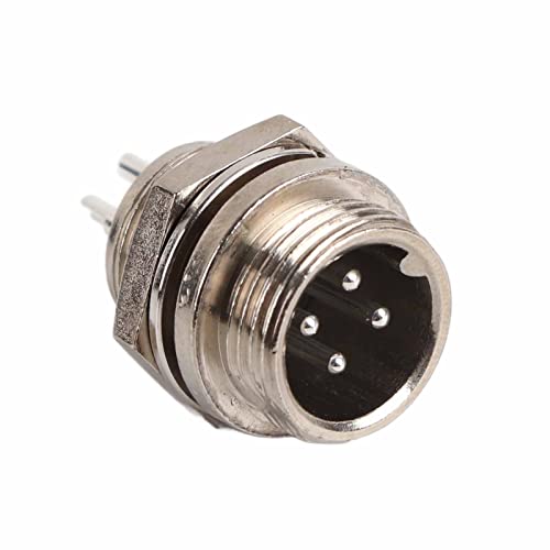 Conector Aviación 10 Sets GX12 4 Pin 12mm Zinc Duradero miniatura 2