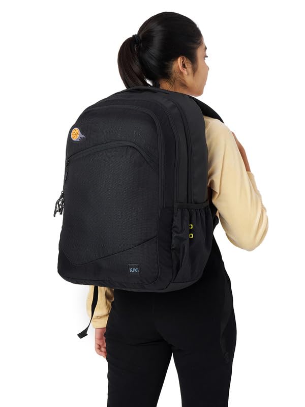 Image of Wiki Stylish Unisex Backpack 4 Durable & Lightweight backpack for Men & Women | Backpack for Office, Gym, Travel (37.5 Litre, Black)