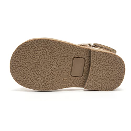 Luffymomo Girls Summer Sandals,Closed Toe Slides Outdoor/Indoor Shoes for Toddler/Little Kid4