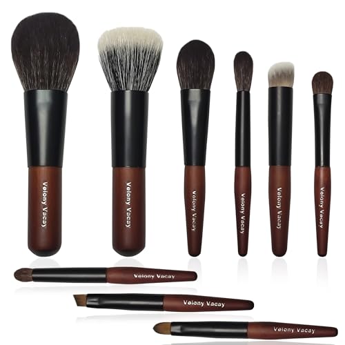 9Pcs Travel Makeup Brush Set