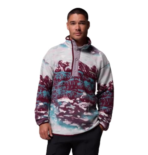 Columbia Men's Helvetia II Printed Half Snap Fleece