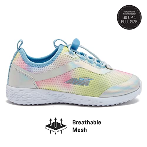Avia Avi Spirit Slip On Girls' Sneakers - Lightweight Tennis, Athletic, Running Shoes for Girls - Toddler, Little Kid, and Big Kid Sizes 11 to 62