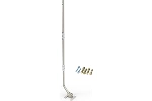 Outdoor Antenna/Weather Station Adjustable Mounting Pole with Extension Universal Mount Brackets: Expanding Your Signal Reach