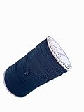 INITAILNET Black ¼ INCH Braided Elastic Band – HIGH-Quality Polyester Fabric for Sewing, Binding, &