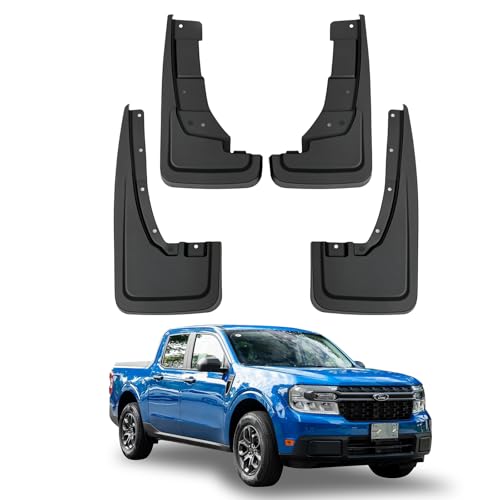 Image of Tecoom No Drill Mud Flaps Custom fit for Ford Maverick 2022-2025, Set of 4