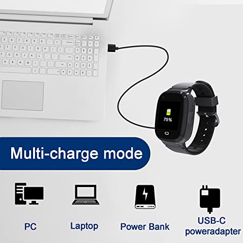 Pthtechus Smartwatch Magnet Suction Interface Charging Cable Waterproof Ip67 Smart Watch Phone S7 S8 S9 S1 S2 S12 4G Smartwatch For 4-Pin #TOP2